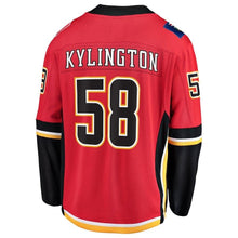 Load image into Gallery viewer, Oliver Kylington Calgary Flames Fanatics Branded Home Breakaway Player Jersey - Red
