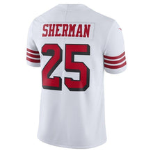 Load image into Gallery viewer, Richard Sherman San Francisco 49ers Nike Color Rush Vapor Untouchable Limited Player Jersey - White