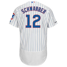 Load image into Gallery viewer, Kyle Schwarber Chicago Cubs Majestic Alternate Collection Flex Base Player Jersey - Royal/White