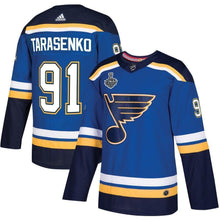Load image into Gallery viewer, Vladimir Tarasenko St. Louis Blues adidas 2019 Stanley Cup Final Bound Player Jersey - Blue