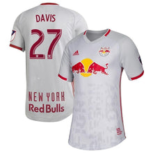 Load image into Gallery viewer, Sean Davis New York Red Bulls 2019 Primary Player Jersey – Gray