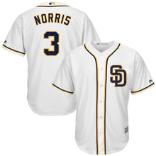 Load image into Gallery viewer, San Diego Padres Majestic Derek Norris Cool Base Jersey - White