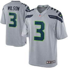Load image into Gallery viewer, Russell Wilson Seattle Seahawks Nike Alternate Limited Jersey - Gray