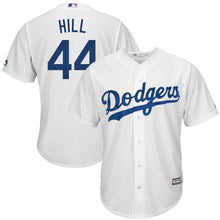 Load image into Gallery viewer, Rich Hill Los Angeles Dodgers Majestic Home Cool Base Replica Player Jersey - White