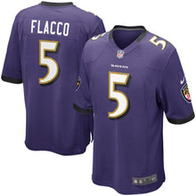 Load image into Gallery viewer, Joe Flacco Baltimore Ravens Nike Game Jersey - Purple