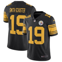 Load image into Gallery viewer, JuJu Smith-Schuster Pittsburgh Steelers Nike Vapor Untouchable Color Rush Limited Player Jersey - Black