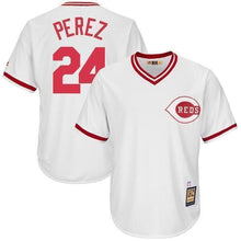 Load image into Gallery viewer, Tony Perez Cincinnati Reds Majestic Cooperstown Collection Cool Base Player Jersey – White