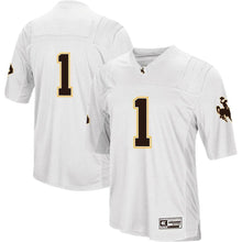 Load image into Gallery viewer, Wyoming Cowboys Colosseum Football Jersey - White