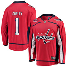 Load image into Gallery viewer, Pheonix Copley Washington Capitals Fanatics Branded Home Breakaway Player Jersey - Red