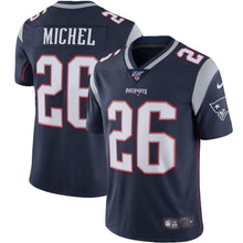 Load image into Gallery viewer, Sony Michel New England Patriots Nike NFL 100 Vapor Limited Jersey - Navy