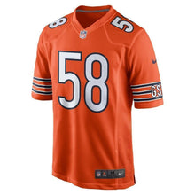 Load image into Gallery viewer, Roquan Smith Chicago Bears Nike Alternate Game Jersey - Orange