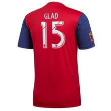 Load image into Gallery viewer, Justen Glad Real Salt Lake 2018 Primary Player Jersey – Red