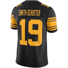 Load image into Gallery viewer, JuJu Smith-Schuster Pittsburgh Steelers Nike Vapor Untouchable Color Rush Limited Player Jersey - Black