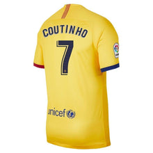 Load image into Gallery viewer, Philippe Coutinho Barcelona 2019/20 Away Stadium Player Jersey – Yellow
