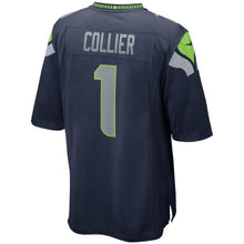 Load image into Gallery viewer, L.J. Collier Seattle Seahawks Nike Game Jersey - Navy