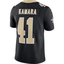 Load image into Gallery viewer, Alvin Kamara New Orleans Saints Nike 100th Season Vapor Limited Jersey - Black