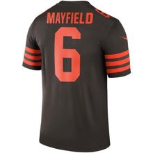 Load image into Gallery viewer, Baker Mayfield Nike Cleveland Browns Color Rush Legend Jersey - Brown