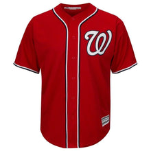 Load image into Gallery viewer, Trea Turner Washington Nationals Majestic Alternate Official Cool Base Player Jersey - Scarlet