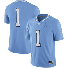 Load image into Gallery viewer, North Carolina Tar Heels Jordan Brand Game Football Jersey - Carolina Blue