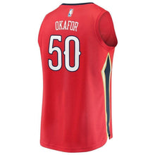 Load image into Gallery viewer, Emeka Okafor New Orleans Pelicans Fanatics Branded Fast Break Player Jersey Red - Statement Edition