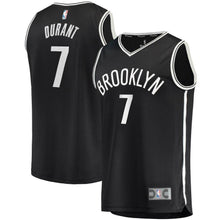 Load image into Gallery viewer, Kevin Durant Brooklyn Nets Fanatics Branded 2019/20 Fast Break Jersey Black - Icon Edition