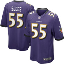 Load image into Gallery viewer, Terrell Suggs Baltimore Ravens Nike Game Jersey - Purple