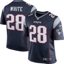 Load image into Gallery viewer, James White New England Patriots Nike Men's Game Jersey - Navy