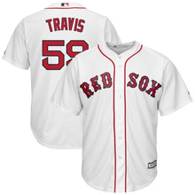Load image into Gallery viewer, Sam Travis Boston Red Sox Majestic Home Cool Base Replica Player Jersey - White