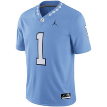Load image into Gallery viewer, North Carolina Tar Heels Jordan Brand Game Football Jersey - Carolina Blue