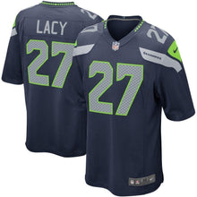 Load image into Gallery viewer, Eddie Lacy Seattle Seahawks Nike Game Jersey - Navy