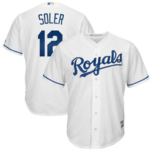 Load image into Gallery viewer, Jorge Soler Kansas City Royals Majestic Cool Base Home Player Jersey - White