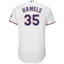 Load image into Gallery viewer, Cole Hamels Texas Rangers Majestic Home Flex Base Collection Player Jersey - White