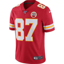 Load image into Gallery viewer, Travis Kelce Kansas City Chiefs Nike 100th Season Vapor Limited Jersey - Red