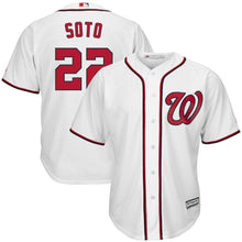 Load image into Gallery viewer, Juan Soto Washington Nationals Majestic Home Official Cool Base Player Jersey - White