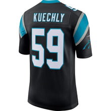 Load image into Gallery viewer, Luke Kuechly Carolina Panthers Nike 100th Season Vapor Limited Jersey - Black