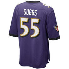 Load image into Gallery viewer, Terrell Suggs Baltimore Ravens Nike Game Jersey - Purple