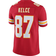 Load image into Gallery viewer, Travis Kelce Kansas City Chiefs Nike 100th Season Vapor Limited Jersey - Red