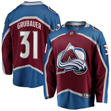 Load image into Gallery viewer, Philipp Grubauer Colorado Avalanche Fanatics Branded Home Breakaway Player Jersey - Maroon