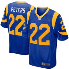 Load image into Gallery viewer, Marcus Peters Los Angeles Rams Nike Game Jersey - Royal