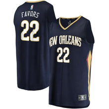 Load image into Gallery viewer, Derrick Favors New Orleans Pelicans Fanatics Branded Fast Break Jersey Navy - Icon Edition