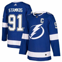 Load image into Gallery viewer, Steven Stamkos Tampa Bay Lightning adidas Player Jersey - Blue