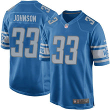 Load image into Gallery viewer, Kerryon Johnson Detroit Lions Nike Game Jersey - Blue