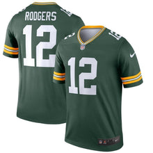 Load image into Gallery viewer, Aaron Rodgers Green Bay Packers Nike Legend Jersey - Green