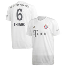Load image into Gallery viewer, Thiago Alcântara Bayern Munich Away Soccer Jersey 2019-20 – White