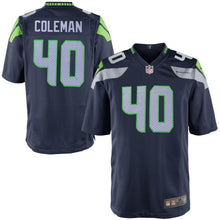 Load image into Gallery viewer, Derrick Coleman Seattle Seahawks Nike Game Jersey - College Navy