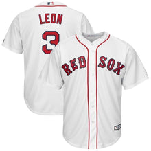 Load image into Gallery viewer, Sandy Leon Boston Red Sox Majestic Home Cool Base Replica Player Jersey - White