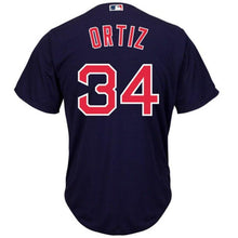 Load image into Gallery viewer, David Ortiz Boston Red Sox Majestic Cool Base Player Jersey - Navy