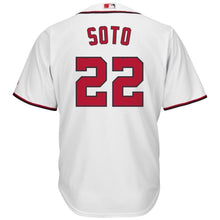 Load image into Gallery viewer, Juan Soto Washington Nationals Majestic Home Official Cool Base Player Jersey - White