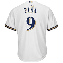 Load image into Gallery viewer, Manny Pina Milwaukee Brewers Majestic Home Cool Base Player Jersey - White