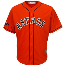 Load image into Gallery viewer, George Springer Houston Astros Majestic 2019 Postseason Official Cool Base Player Jersey - Orange